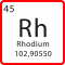 Rh - Rhodium